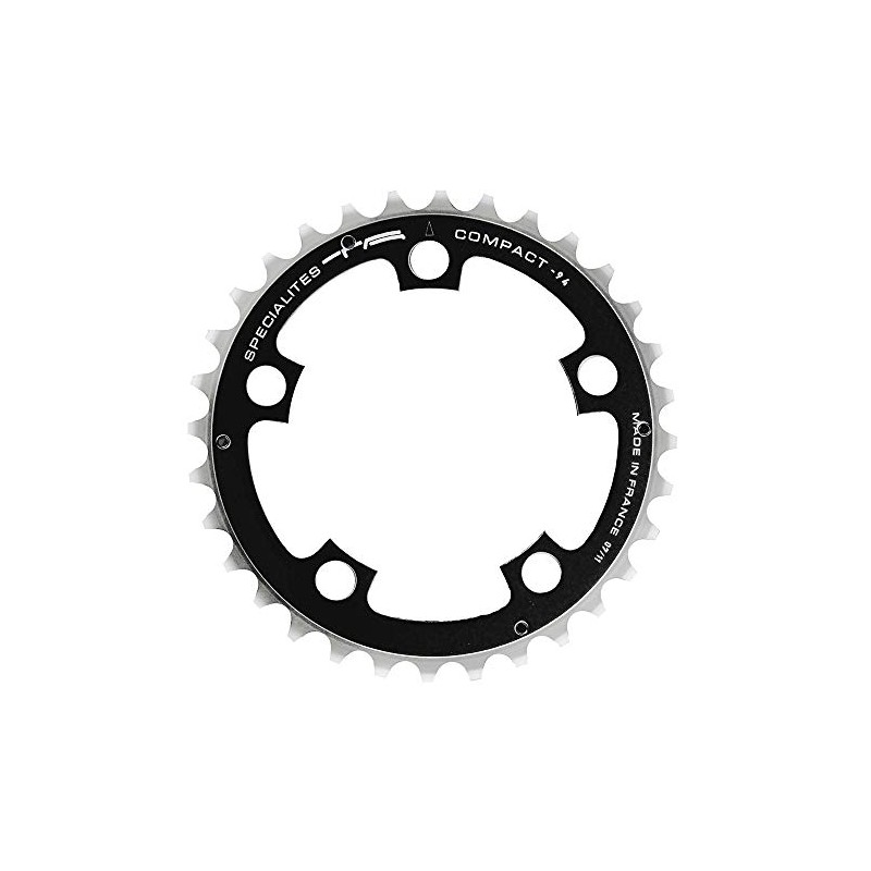Spécialités TA Unisex's Compact 94pcd 5 Arm 9 Speed Chainring,