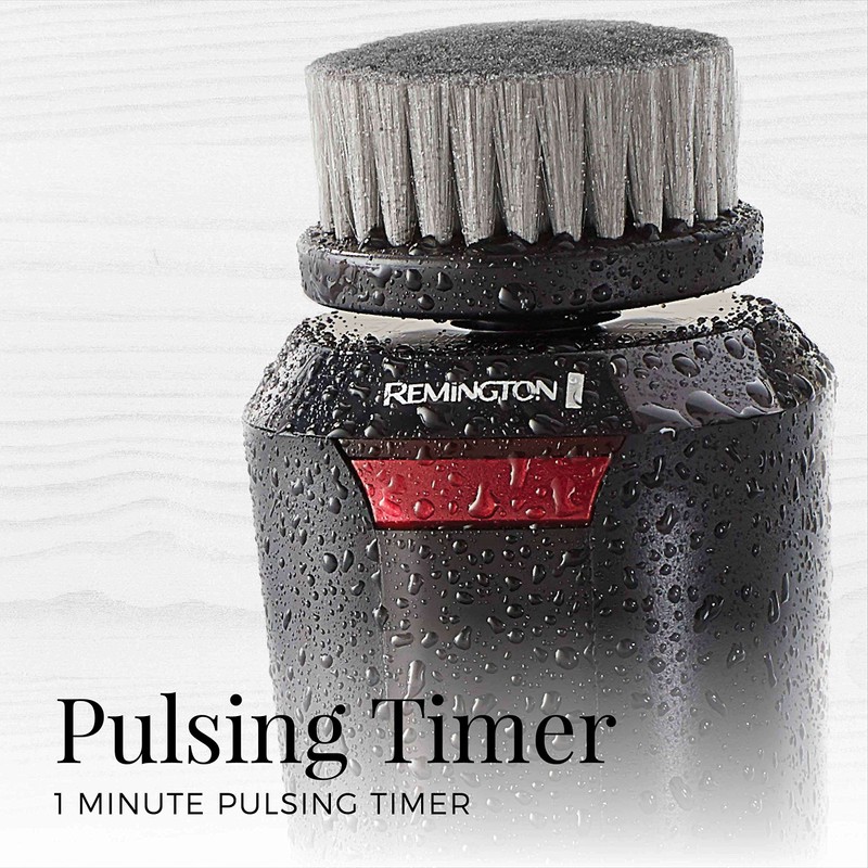 Remington Reveal Men's Compact Facial Cleansing Brush with Pre Shave