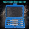 7Pcs Extra Long Hex Bit Socket Set 3/4/5/6/7/8/10 mm Repair