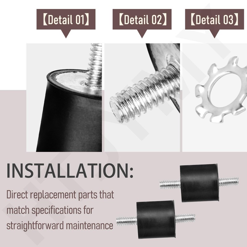 4 Pack 10666A Replacement Spring Mount Kit Compatible with Clarke
