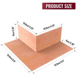 Muschbath 16 Pack Outside Waterproof Membrane, Waterproofing Membrane Seamlessly Fits the Corner, for Bathroom Shower Steam Room Toilet Kitchen