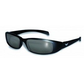 Global Vision Attitude Motorcycle Safety Sunglasses Black Frame w/Super Dark Lenses