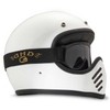 DMD Ghost Smoke Motorcycle Goggles (Black/Strong Tint)