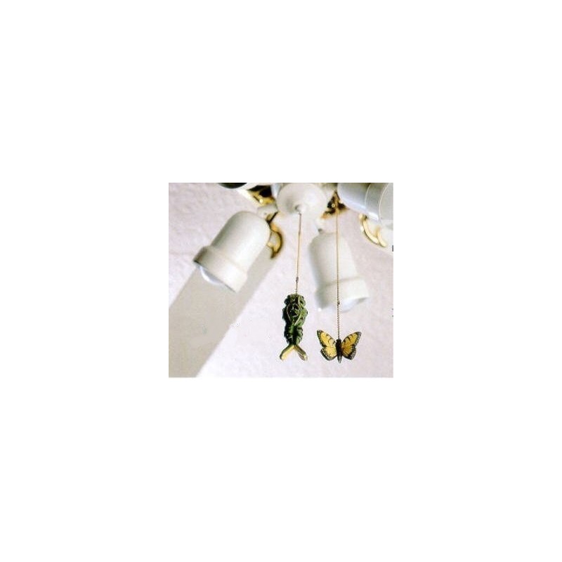 Tropical Manatee Sea Cow TiKi Ceiling Fan Light Pull Chain