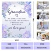 HEIFAM Grandma Gifts, Gifts for Grandma, Purple Fleece Blanket, Grandma