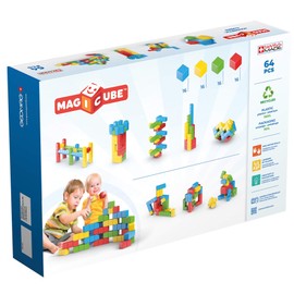 Geomag 69 Magnetic Toy, Yellow, red, Blue, Green