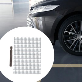 Ronyme 200x Screw in Tire Studs,Snow Spikes Anti Ice Anti Slip Wheel Tyre Studs with Installation Tool for Bicycles Boot Snowmobile