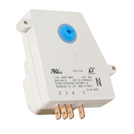 OEM 5304526183 Refrigerator/Freezer Defrost Timer for Frigidaire and Westinghouse (6hr 40min) 5304522331 4960382 AP7014390 EAP16227343 A12859004/C DHSH-640-2A PS16227343