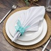 MORGIANA 3D Butterfly Napkin Ring Matt, 50pcs Disposable Paper Napkin