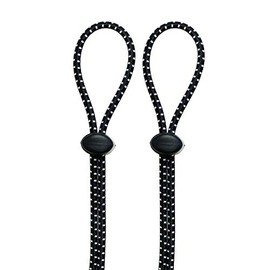 Leshang Swimming Goggles Bungee Strap Rope Buckle Tighter to Strengthen The Elastic Rope Buckle not Easy to Trip, Black 2pack, 43 inch