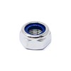 20Pcs M10 x 1mm Nylon Insert Hex Lock Nuts, 304
