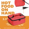 HOTLOGIC Mini Heated Lunch Box - Portable Electric Food Warmer