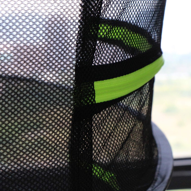 gexu Herb Drying Net with Zip 2 Layers Hanging Foldable