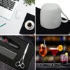 Proxima Direct Bar Mat, 12" x 6" PVC Black Drink