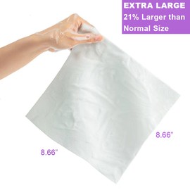 HYGIENJOY-21% Larger Rinse Free Bath Sponges for Adults-Disposable No Rinse Bathing Wipes-Soap Infused,Dry Shower Wipes for Elderly,Camping,Post Surgery Must Haves,(Lavender 25 Counts）