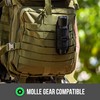TH2 Tactical Flashlight Holster Metal Belt Clip & TKH-S1 Stealth