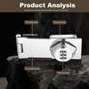 Cabinet Lock, Hasp with Numeric Password 3.5 Inches, Lock for