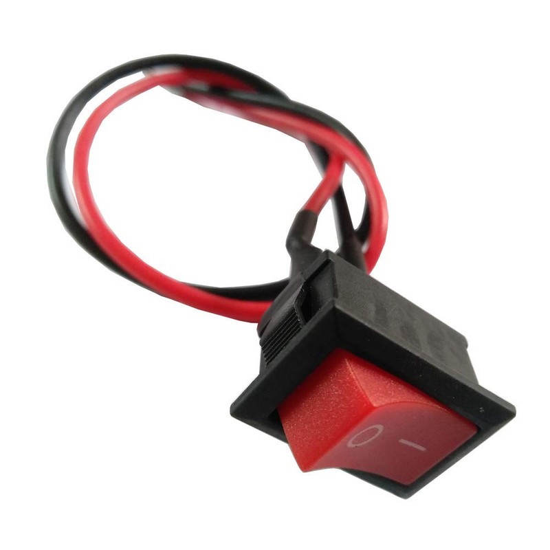 10 Sets Red and Black DC 1-250V 3A SPST On/Off