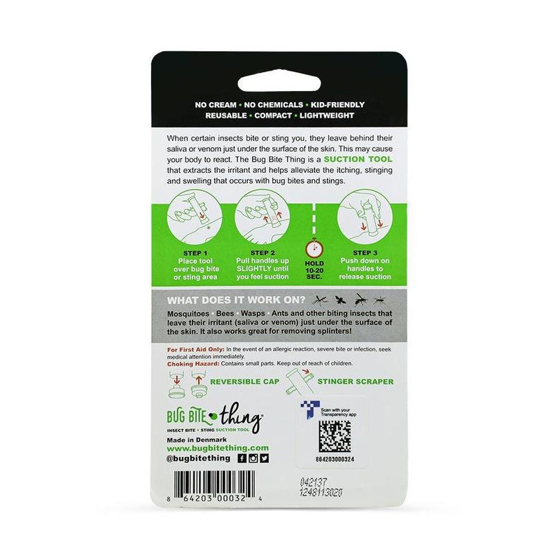 Bug Bite Thing Insect Bite and Sting Suction Tool -