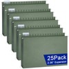 gisim 25 Pack Reinforced 11x17 Hanging File Folders 1/5 Cut