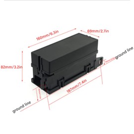 12V Auto Waterproof Relay Box Block Kit 6 Relay Holder Includes 6 relays and 11 blade 11 ATC/ATO holders For Car Yacht Boat