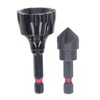 Deburring Chamfer Tool Set 1/4in Drill Bit Deburring External Chamfer