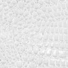 White Vinyl Crocodile, 55" Inches Wide – Sold By The