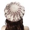 ZLYC Women's Winter Beret French Beret Double Layer Warm Beret,