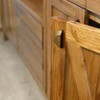Goo-Ki 6 Pack 2 1/2 Inch Antique Brass Half-Moon Cabinet