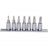 KS Tools 918.1558 CHROME+ TX Bit Socket Set, 7 Pieces,