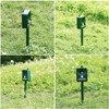 Solar Ultrasonic Pest Repeller Outdoor Animal Repeller with Ultrasonic Sound