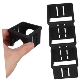 SUPVOX 4pcs Hollow Square Tube Sleeve Adapter for Fitness Equipment Noise Reduction Stability Enhancer Durable Wear Resistant Replacement Part for Workout Machines