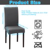 Stretch Chair Covers, Set of 6, for Dining Room Chairs,