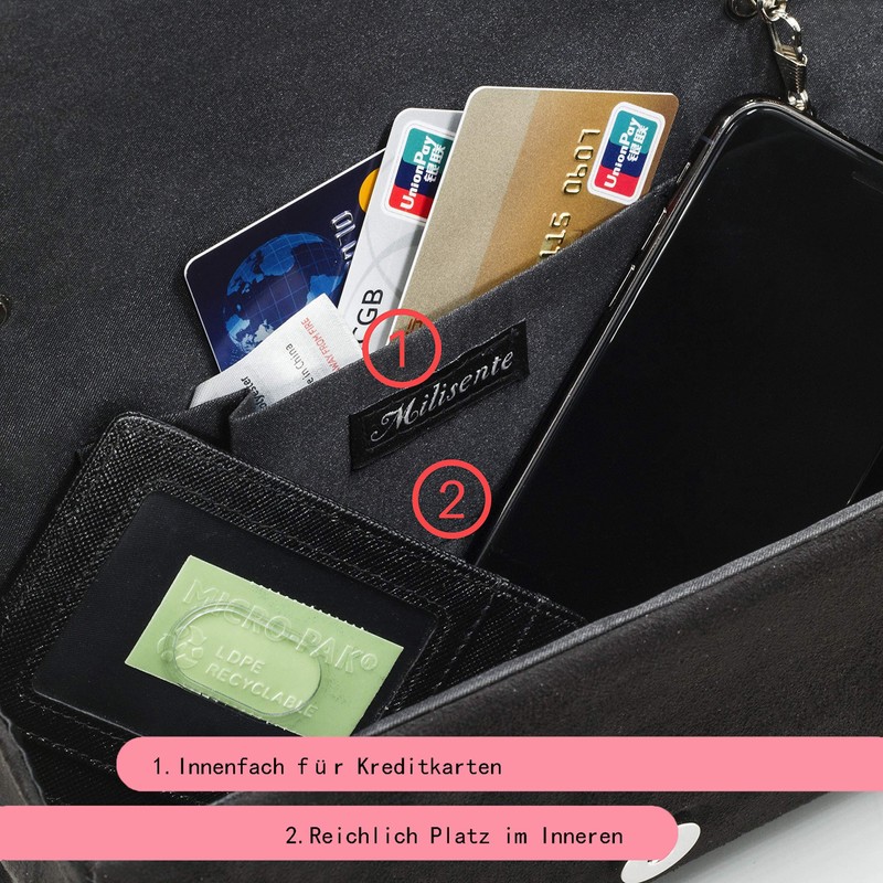 Milisente Solid Evening Clutch Bags For Women Party Wedding Cocktail