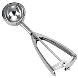 Ice Cream Scoop, Cookie Scoop, 18/8 Stainless Steel, Cookie Scoops for Baking, 5.3Tbsp/80ml/2.7oz Cookie Dough Scoop, Ice Cream Scooper with Trigger Release, Cookie Scooper for Baking