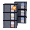 Auveir Pack of 6 60 L Storage Bags, Storage Boxes