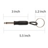 4Pcs Guitar Plug Keychain for Key Holder,for JCM800 Key Rack