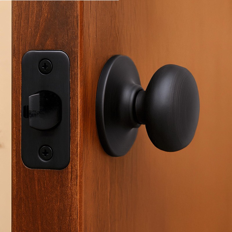 Better Home Products Adjustable Deadbolt Latch HFM Handle Set, Metal