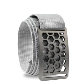 GRIP6 Honeycomb Belt: Durable Belts for Men & Women, Versatile Nylon Tactical Belt for Work, Golf, Casual & Outdoor Use