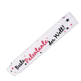 Ruler with Motif – Best Patentante in the World – for Women | Metre Measure | Link Scale with Name Printed | Many Names to Choose From