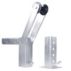 YVTCRTCW Adjustable Galvanized Trailer Winch Stand with Roller & U-Bolts