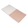 10pcs Plush Foam Floor Mat Washable Interlocking Carpet Tiles Cuttable