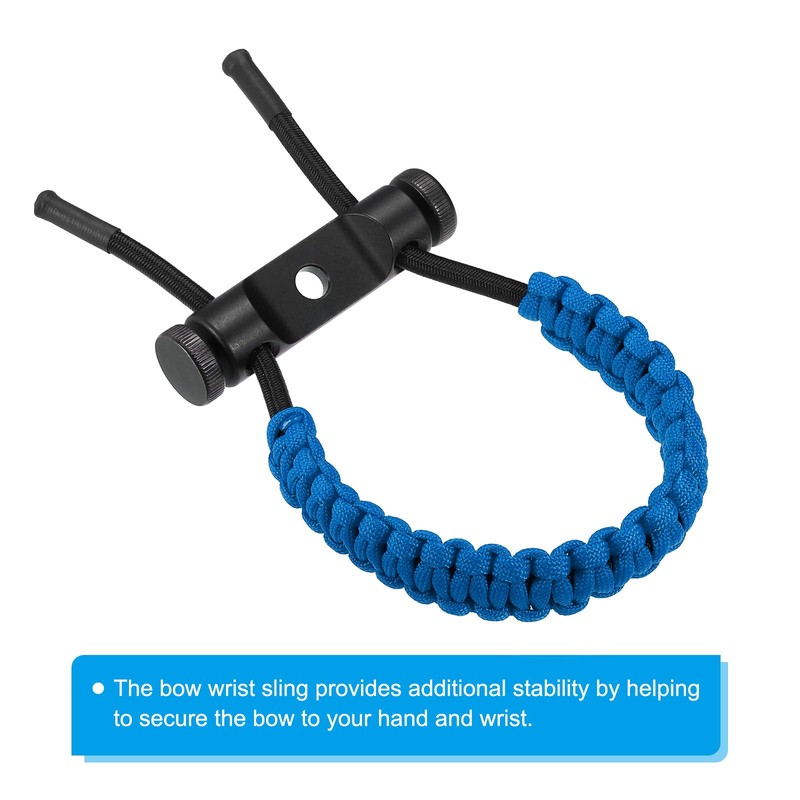 PATIKIL Archery Bow Wrist Sling, Adjustable Compound Braided Wrist Strap