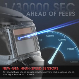 YESWELDER True Color  Auto Darkening Wide Shade 4/9-13 for TIG MIG ARC Weld Hood Helmet