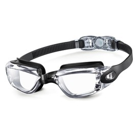 QALLY Anti Fog Kids Goggles Kids Goggles Swimming Goggles Kids for Child Age 6-16 UV400 No Leak QY12-1V3