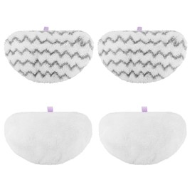 Replacement Mop Pads for Bissell Symphony Pet All-in-One Vacuum and Steam Mop 1132 1543 1652 Series 1252 1543A 1543T 11321 11326 11328 1132A 1132M 1132P 1132Q 1132X 1530 1632 2747A - 2 Scrub + 2 Soft