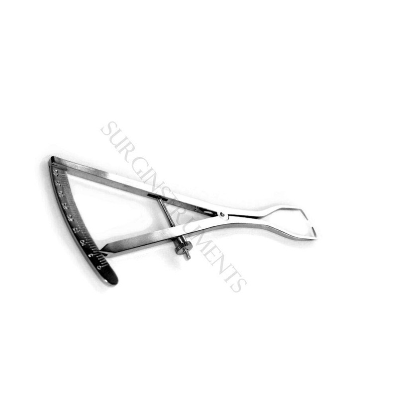 12 Piece Set of Castroviejo Ridge Maping Caliper 6" Implant