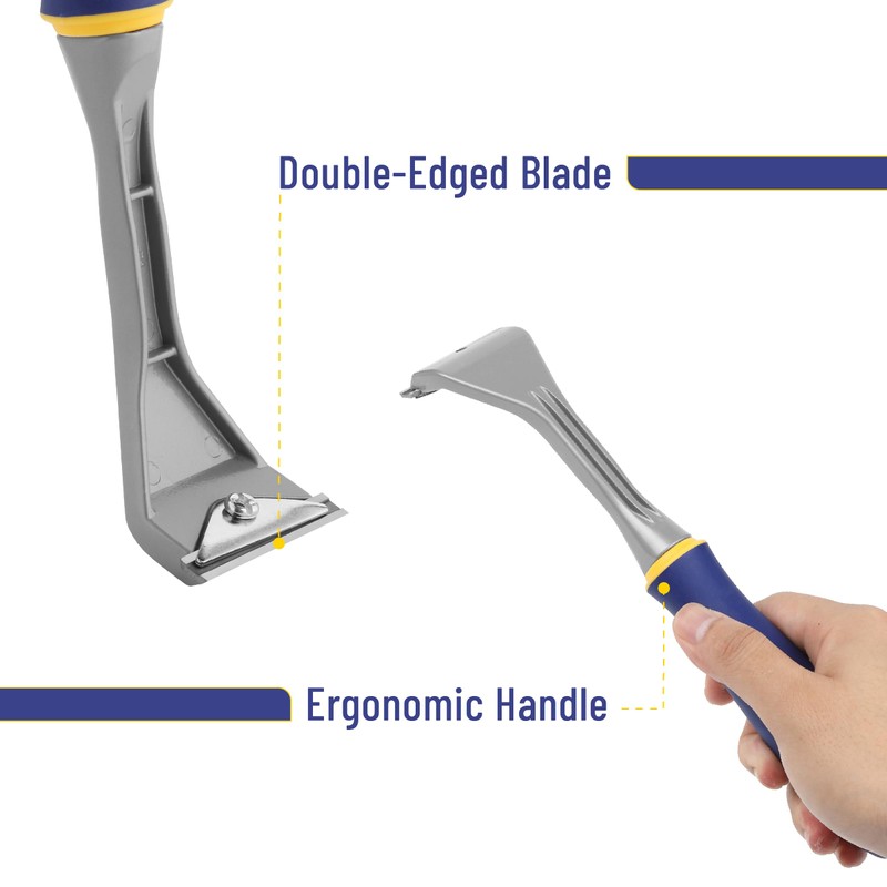 Bates- Carbide Scraper, 2 inch, Double-Edged Tungsten Steel Blade, Paint