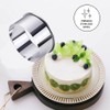 KSPOWWIN 5 Pieces Biscuit Cookie Cutters Set,Stainless Steel Circle Round
