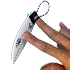 Finger Sliders Finger Surfboard – World's Best Mini Surfboard Quad & Tri-Fin Setup, Stomp Pad, Leash & Sticky Tacky Grip – Ultimate Desk Surfing Finger Board Fidget & Surf Gift - Snappers MKII (15+)